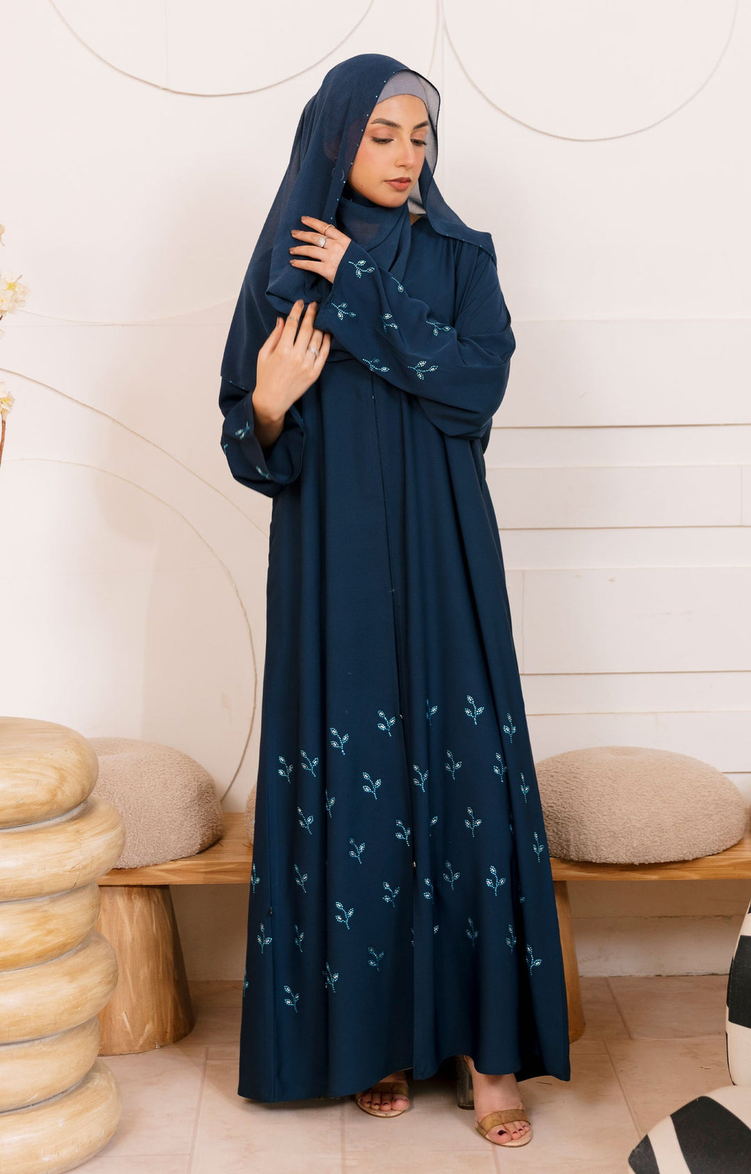 Lyna Blue Abaya