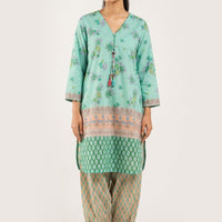 Lawn Ferozi Stitched Suit - Charizma