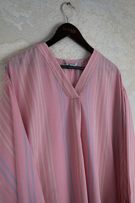 Light Pink Stitched Suit - Sapphire
