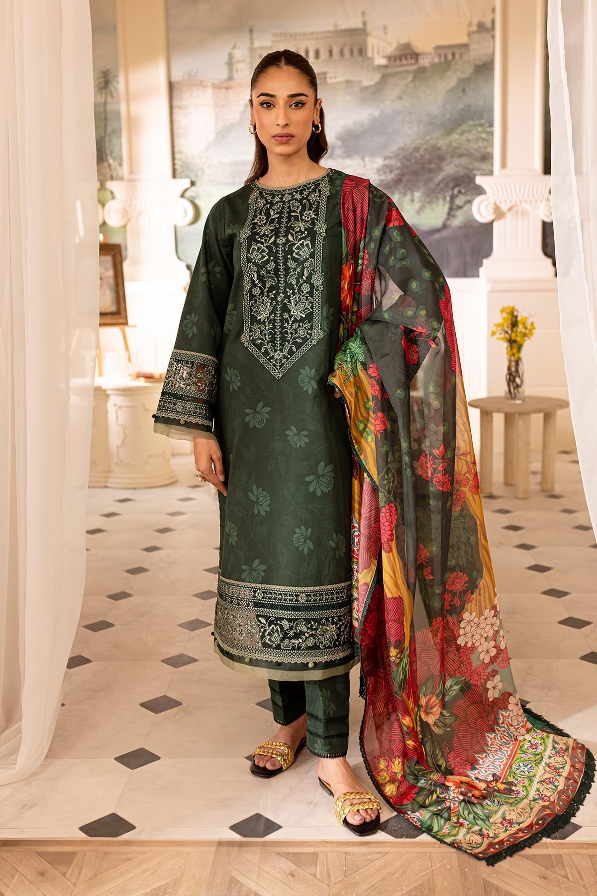 Jade - Farasha Seraya Lawn SS'24 Unstitched