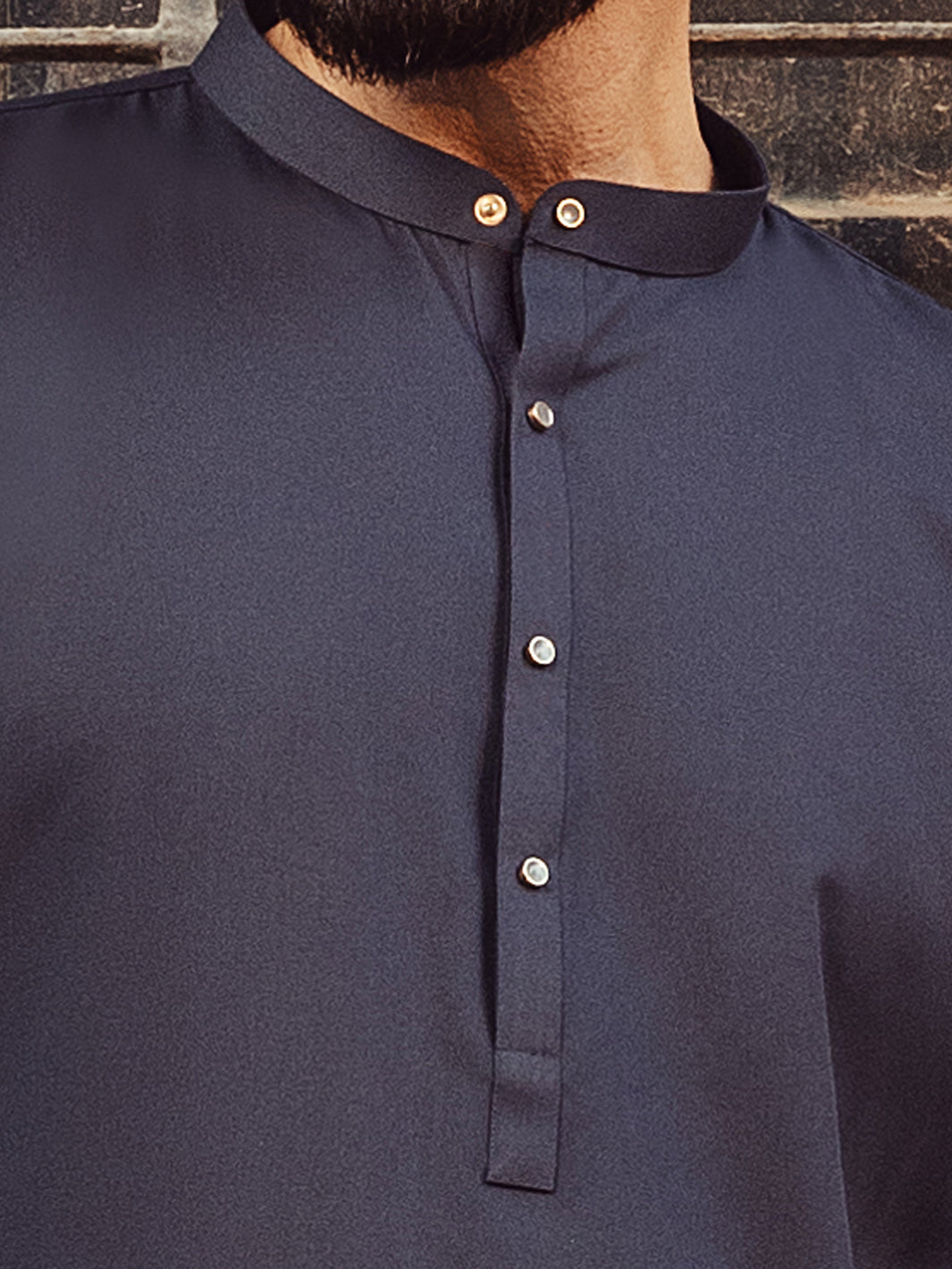 Blended Grey Kurta Trouser - J. Junaid Jamshed