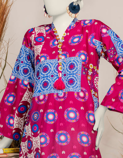 Liminal Pink Kurti - J. Junaid Jamshed