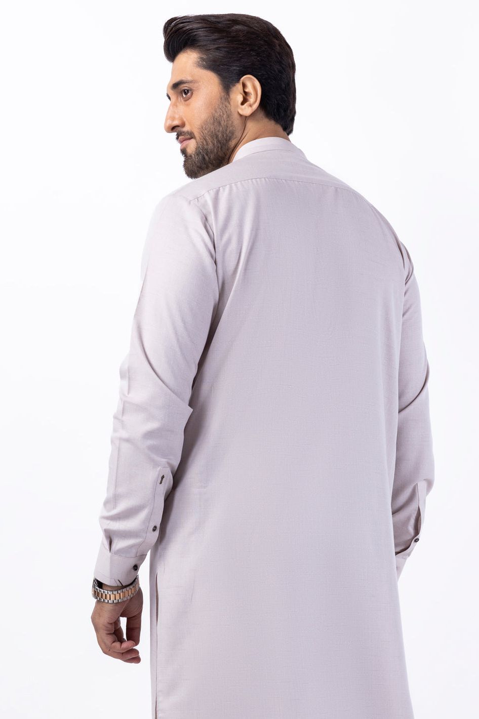 Blended Beige Kameez Shalwar - Almirah