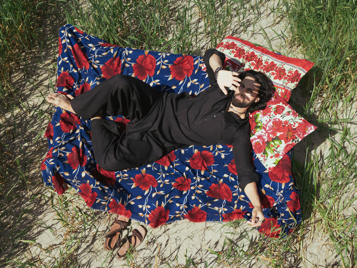 Blended Black Shalwar Kameez - Almirah