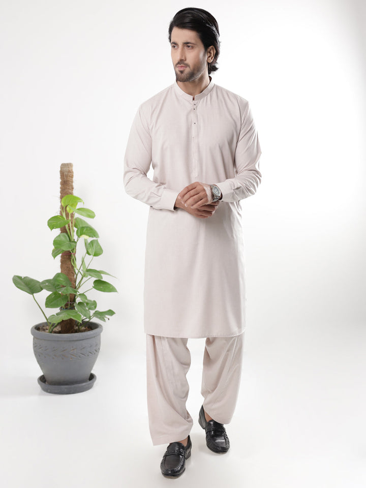 Blended Tea Pink Shalwar Kameez - Almirah