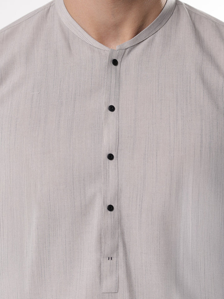 Blended Ash Grey Shalwar Kameez - Almirah