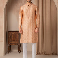 Blended Orange Special Kurta - J. Junaid Jamshed