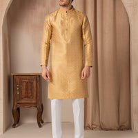 Blended Golden Special Kurta - J. Junaid Jamshed