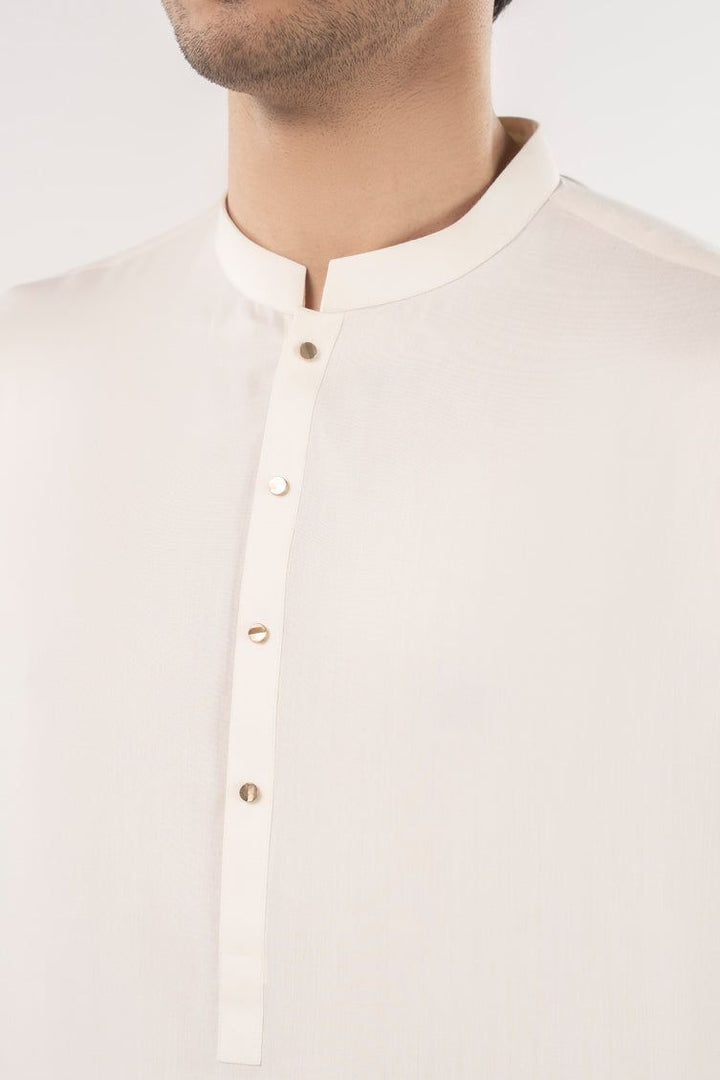 Blended White Kurta Trouser - J. Junaid Jamshed