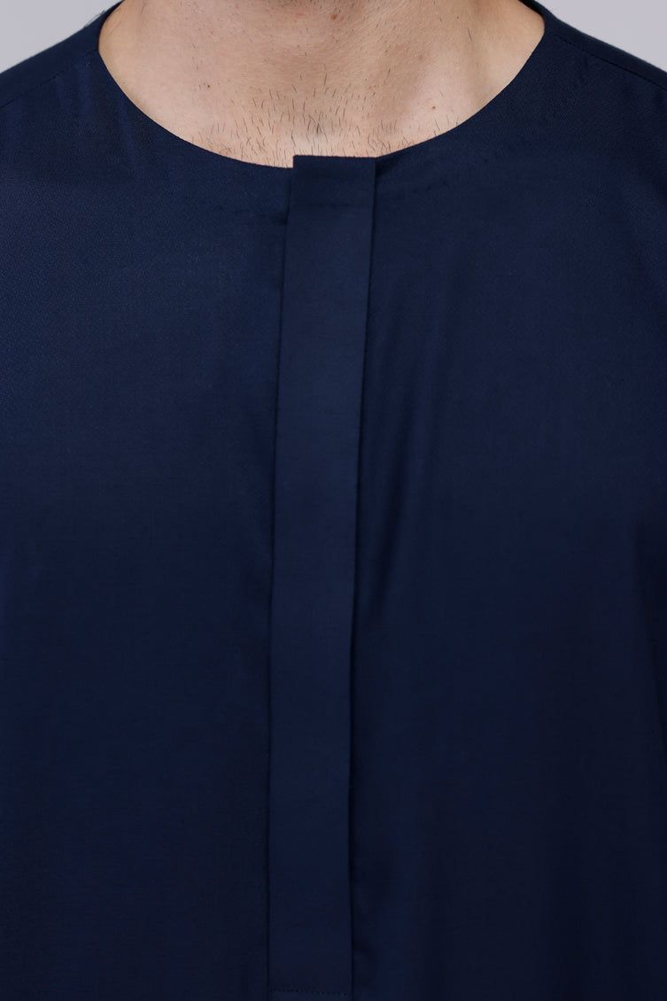 Blended Blue Jubba - J. Junaid Jamshed