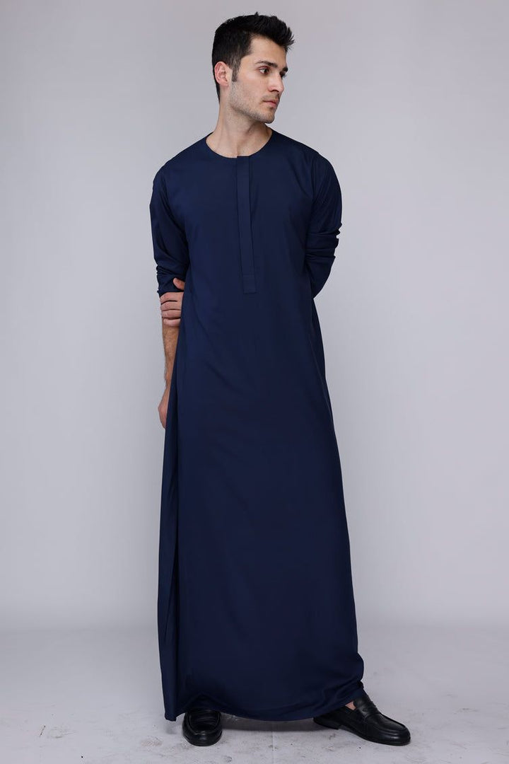 Blended Blue Jubba - J. Junaid Jamshed