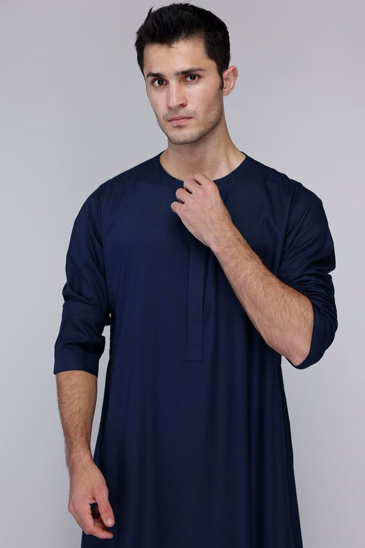 Blended Blue Jubba - J. Junaid Jamshed