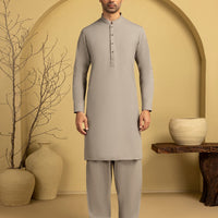 Blended Purple Unstitched Suit - J. Junaid Jamshed