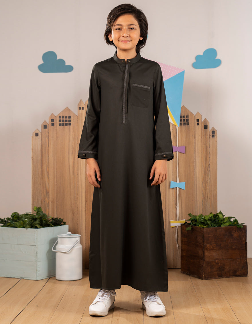 Blended Green Jubba - J. Junaid Jamshed