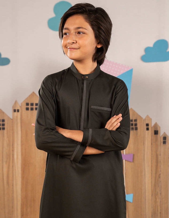 Blended Green Jubba - J. Junaid Jamshed