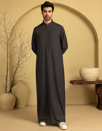 Blended Black Jubba - J. Junaid Jamshed