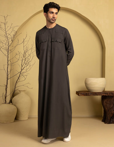 Blended Green Jubba - J. Junaid Jamshed