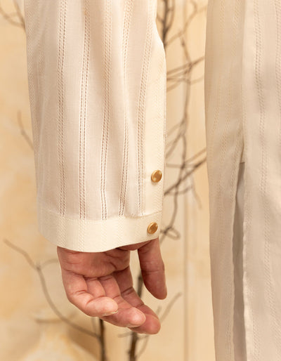 Cotton White Kurta - J. Junaid Jamshed