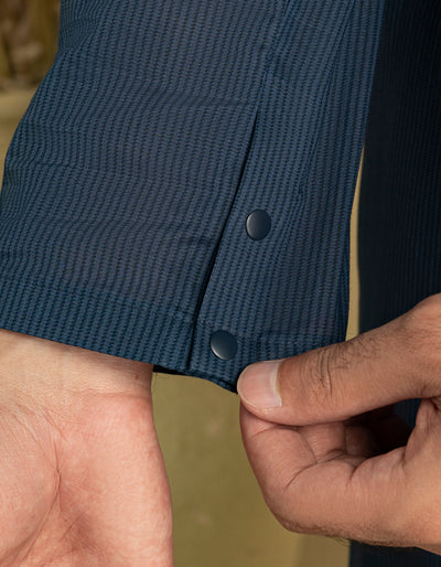 CVC Blue Kurta - J. Junaid Jamshed