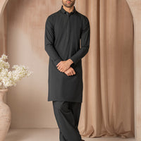 CVC Dark Green Shalwar Kameez - J. Junaid Jamshed