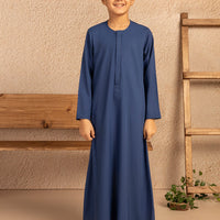 Blended Blue Jubba - J. Junaid Jamshed