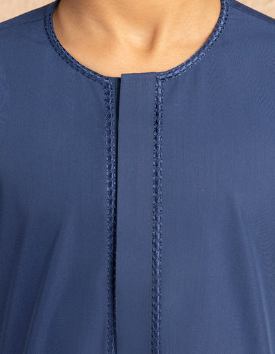 Blended Blue Jubba - J. Junaid Jamshed