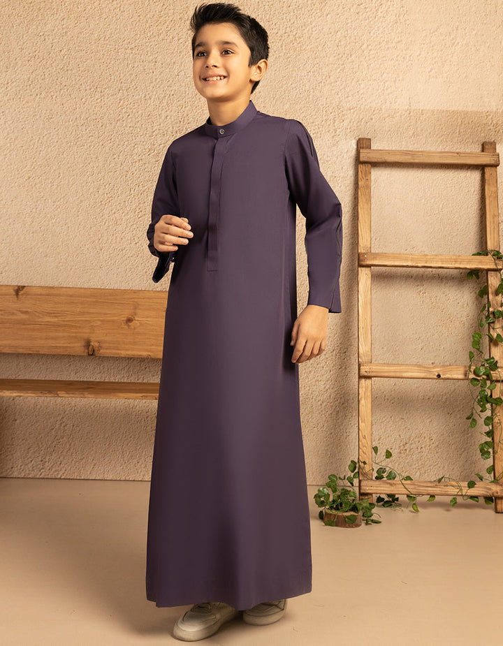 Blended Purple Jubba - J. Junaid Jamshed