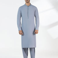 Blended Light Grey Shalwar Kameez - J. Junaid Jamshed