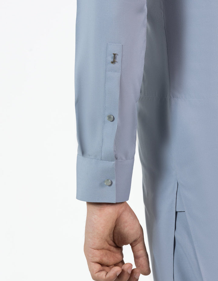 Blended Light Grey Shalwar Kameez - J. Junaid Jamshed