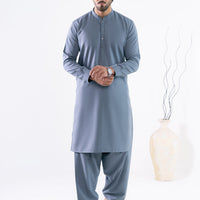 Blended Grey Shalwar Kameez - Almirah