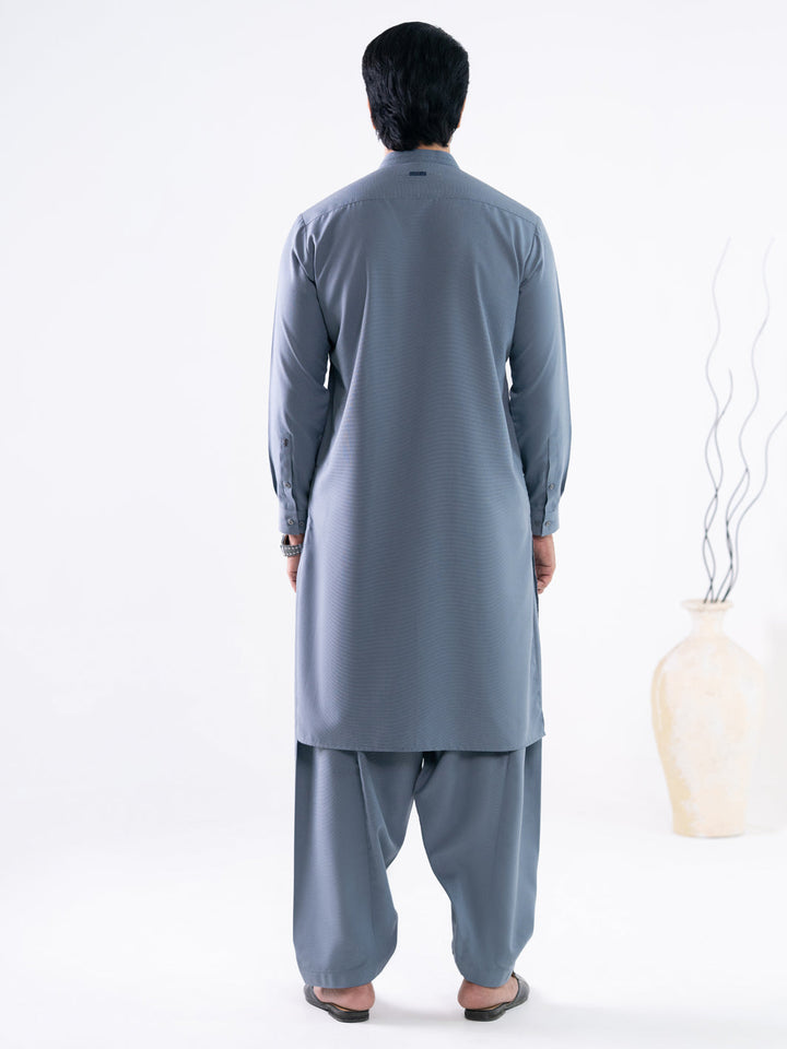 Blended Grey Shalwar Kameez - Almirah