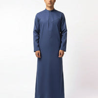 Blended Blue Jubba - J. Junaid Jamshed