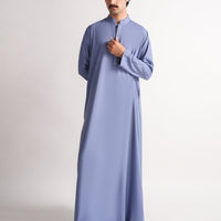 Blended Dull Blue Jubba - J. Junaid Jamshed
