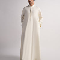 Blended Cream Jubba - J. Junaid Jamshed