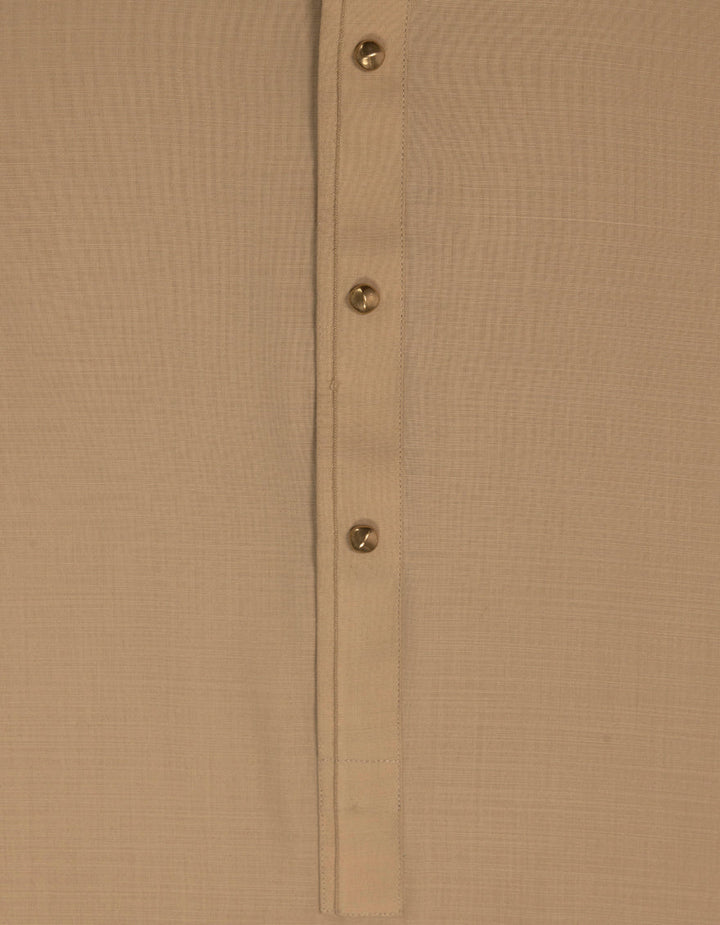 Blended Beige Kurta Trouser - J. Junaid Jamshed