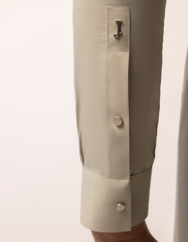 Polyester Pistachio Shalwar Kameez - J. Junaid Jamshed