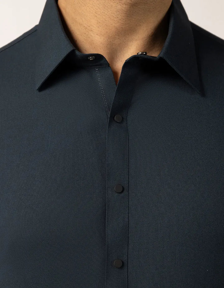 Blended Midnight Blue Shalwar Kameez - J. Junaid Jamshed