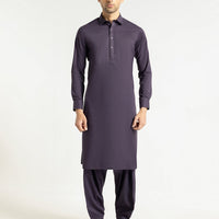 Blended Purple Shalwar Kameez - J. Junaid Jamshed