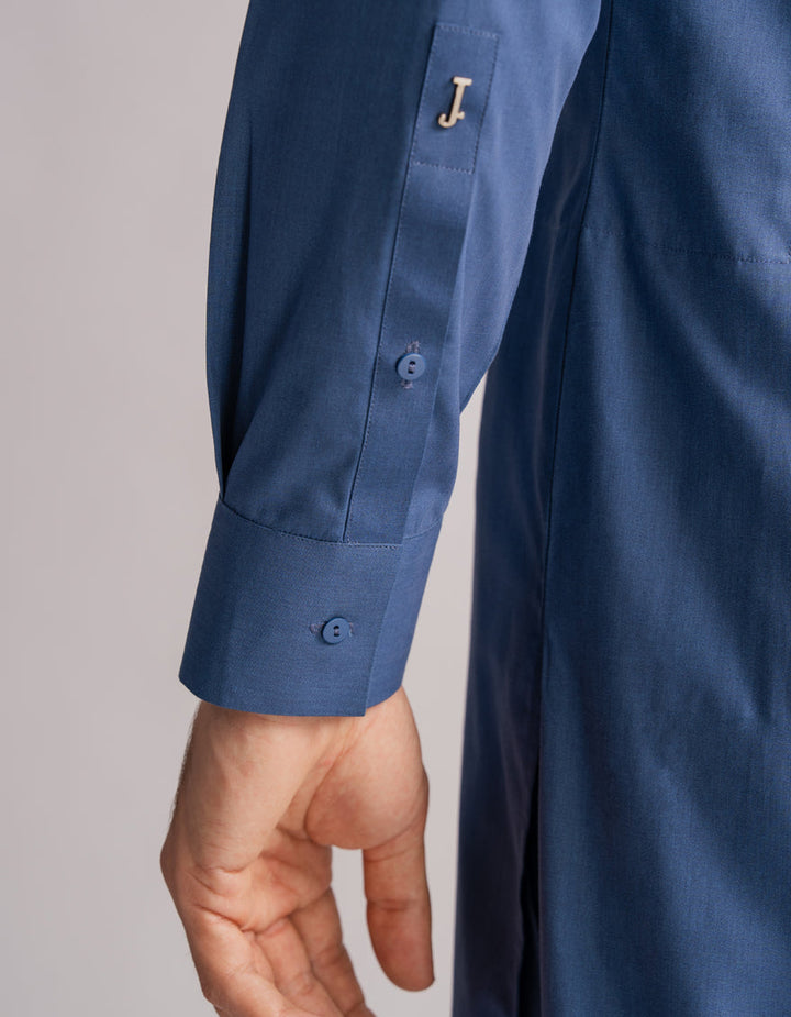 Blended Blue Shalwar Kameez - J. Junaid Jamshed