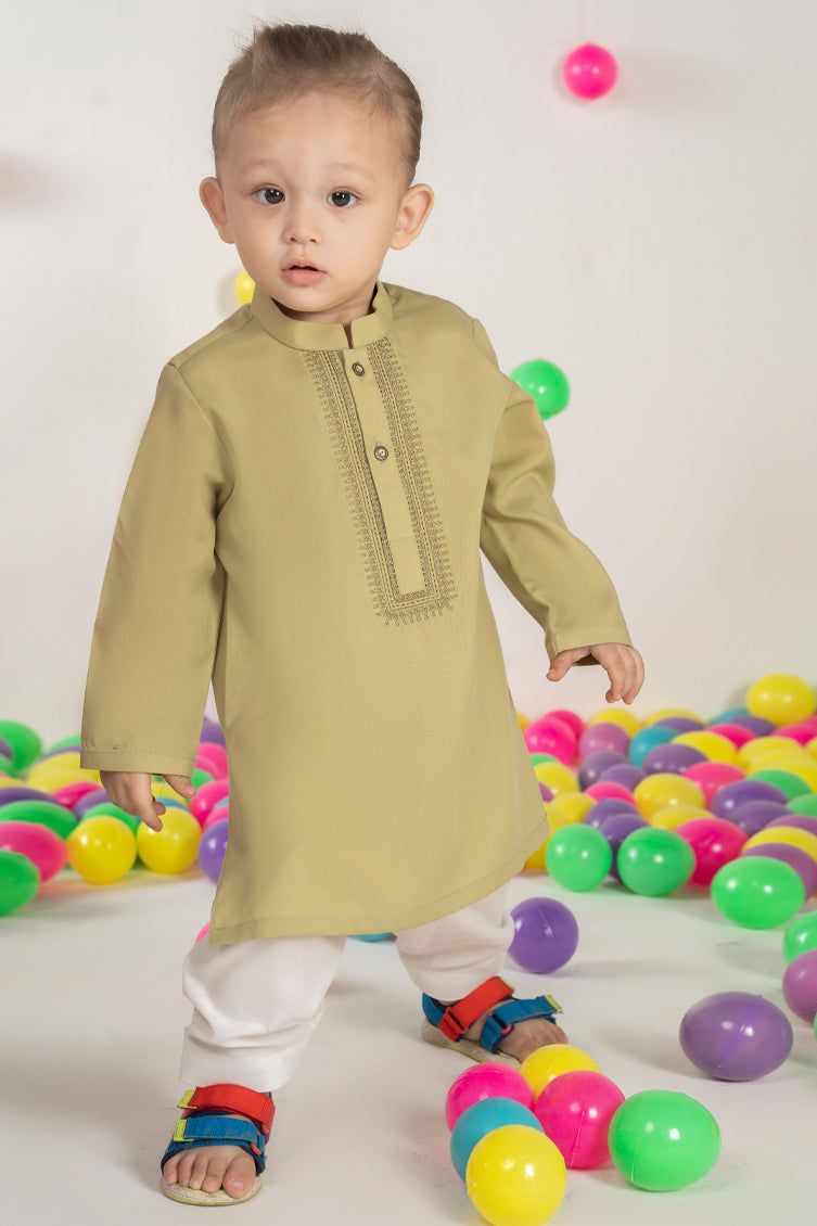 Blended Green Shalwar Kameez- J. Junaid Jamshed