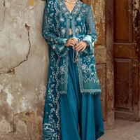 Nessa - Qalamkar Chiffons Stitched