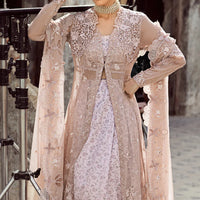 Aisla - Qalamkar Chiffons Stitched