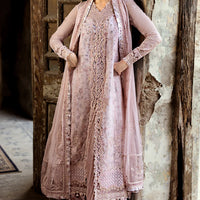 Riona - Qalamkar Chiffons Stitched