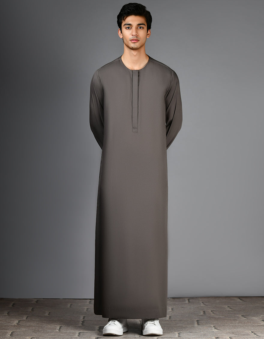 Blended Grey Jubba - J. Junaid Jamshed