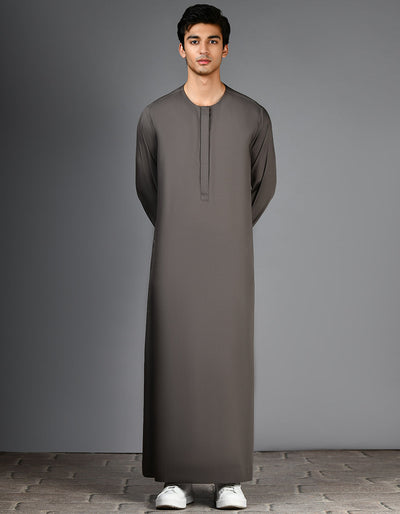 Blended Grey Jubba - J. Junaid Jamshed