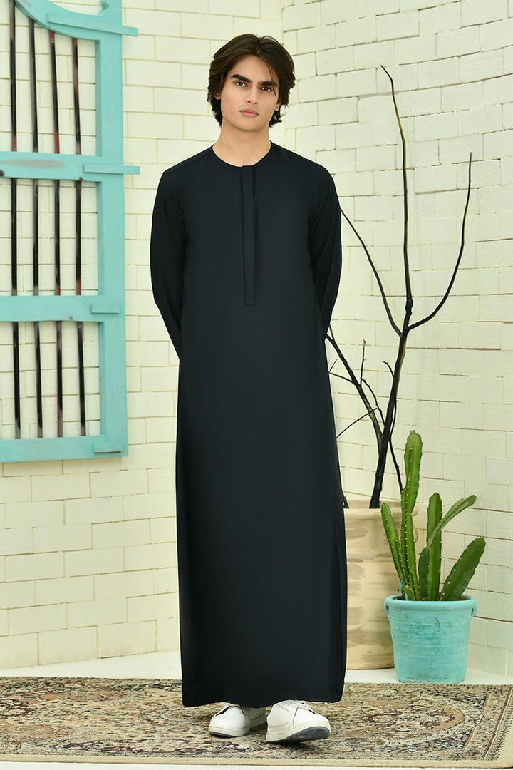 Blended Black Jubba - J. Junaid Jamshed