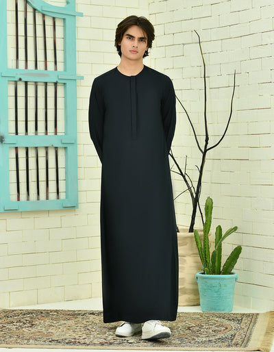 Blended Black Jubba - J. Junaid Jamshed