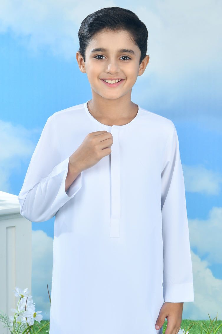 Blended White Jubba - J. Junaid Jamshed