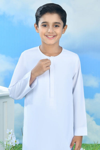 Blended White Jubba - J. Junaid Jamshed