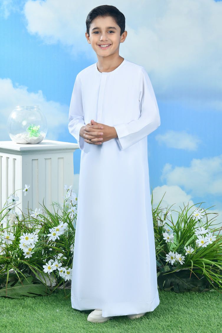 Blended White Jubba - J. Junaid Jamshed